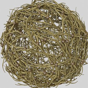 Tumbleweed stylized 3D model