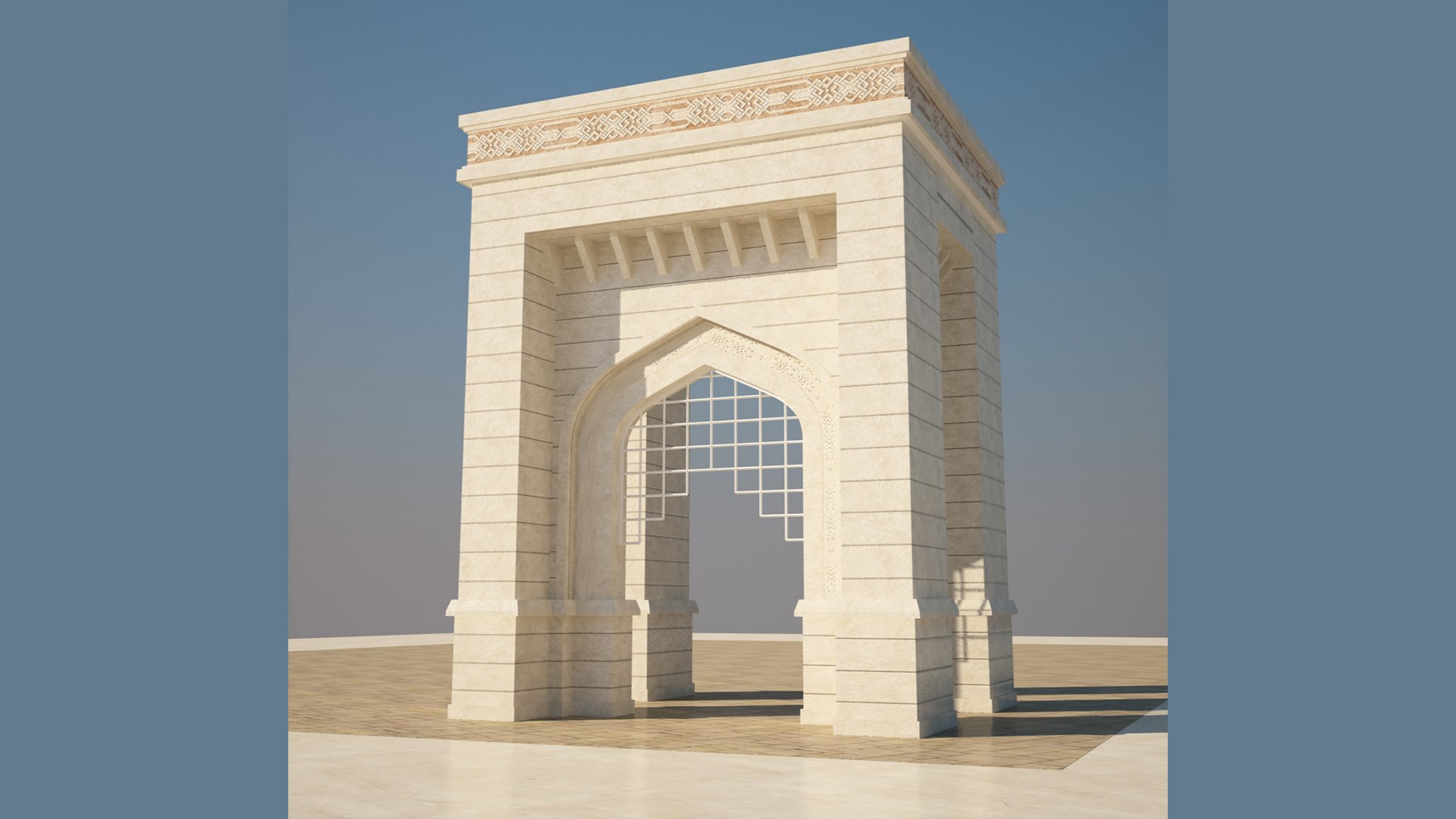 3D Arabic Gate - TurboSquid 1561073