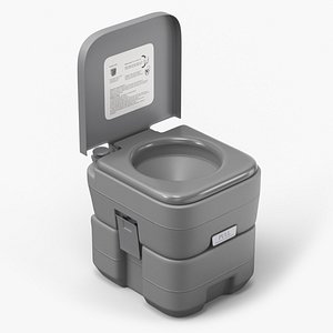 Compact Camping Toilet Gray