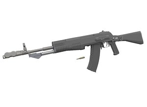 3d an-94 nikonov assault rifle