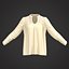 7 Women Blouses 3D model