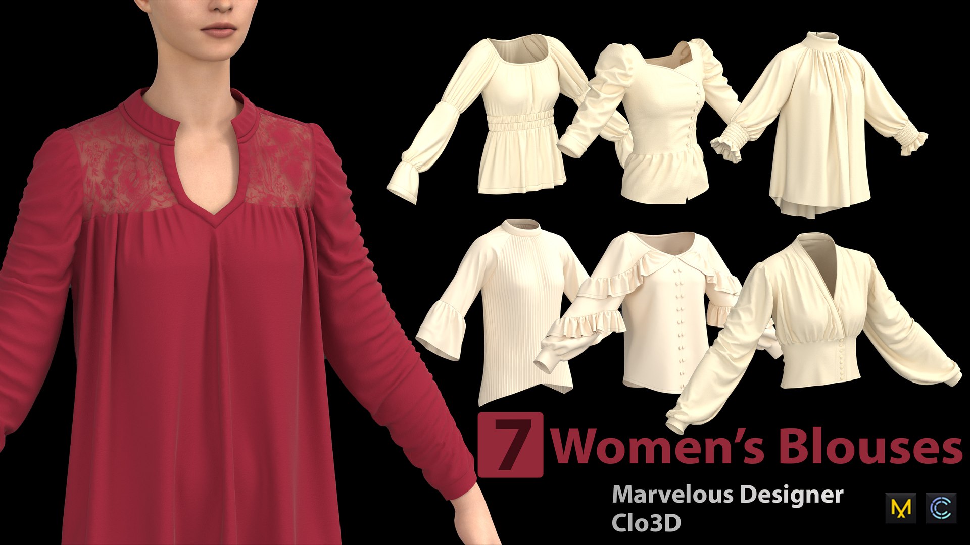 7 Women Blouses 3D model https://p.turbosquid.com/ts-thumb/kz/RXyWK4/Yk/posterblouse/jpg/1670470103/1920x1080/fit_q87/df7021642ec52cfd0a9d91e7aa28412119d234b1/posterblouse.jpg