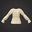 7 Women Blouses 3D model