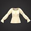 7 Women Blouses 3D model
