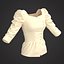 7 Women Blouses 3D model