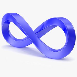 3D model infinity symbol