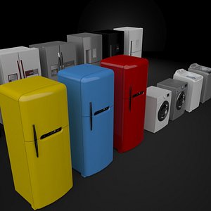 3d refrigerator machine washing