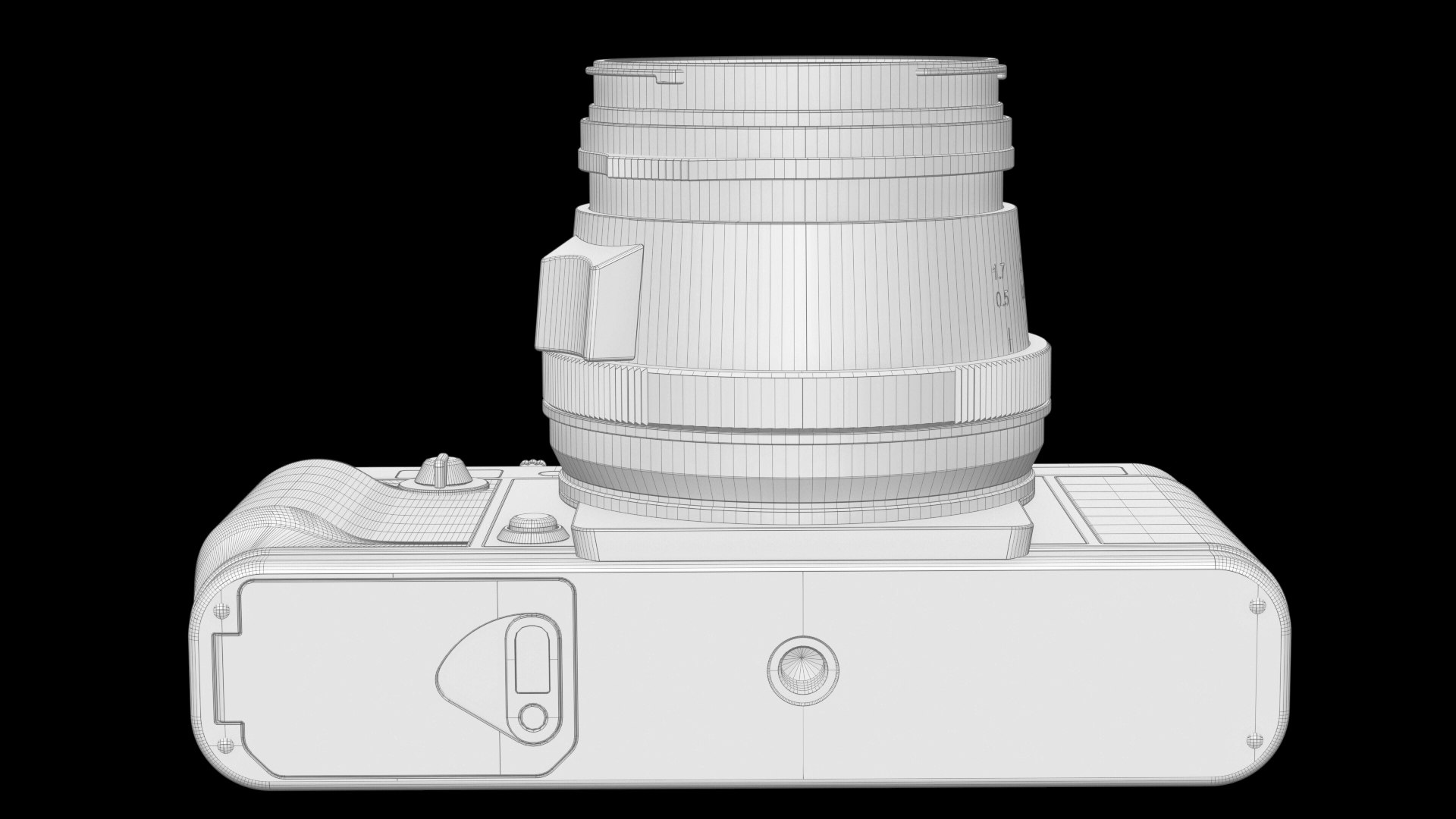 Vintage Mirrorless Camera 3D Model TurboSquid 1962027