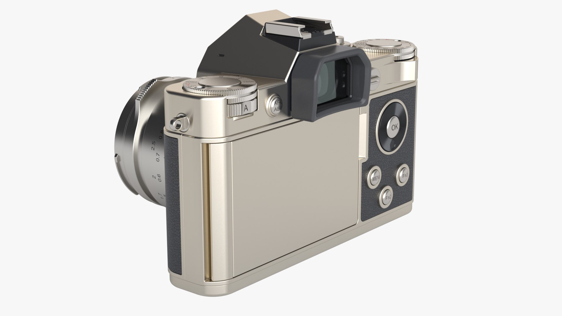 Vintage Mirrorless Camera 3D Model TurboSquid 1962027