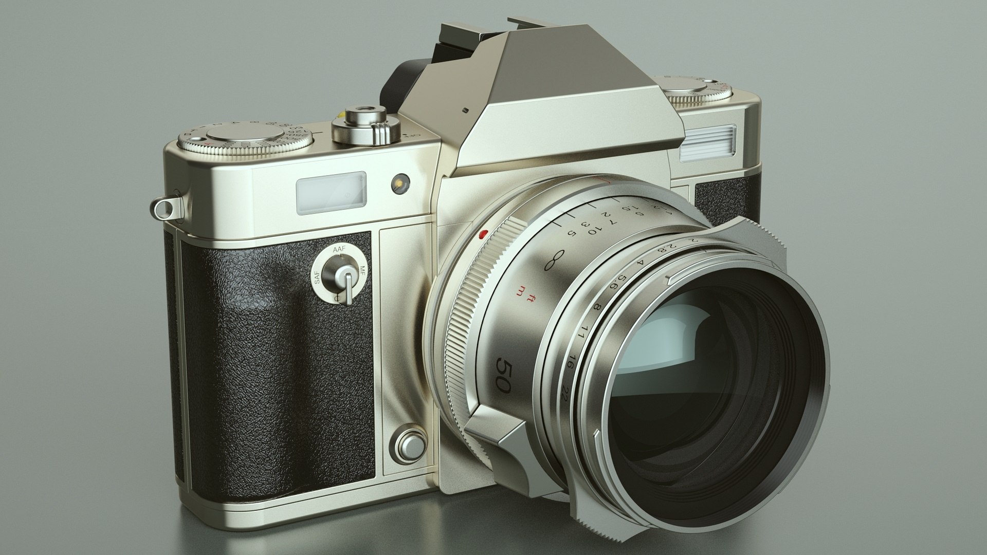 Vintage Mirrorless Camera 3D Model TurboSquid 1962027