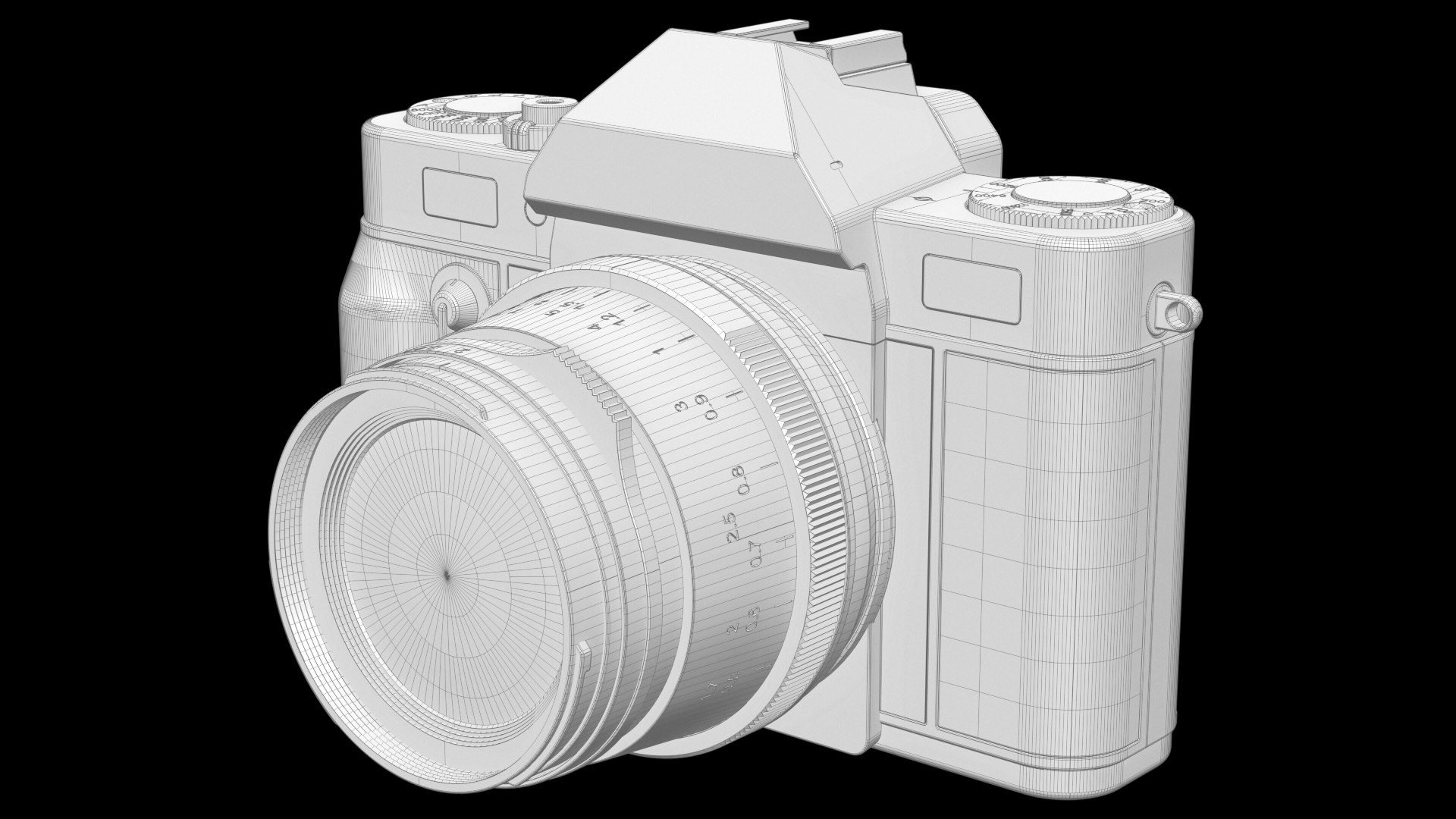 Vintage Mirrorless Camera 3D Model TurboSquid 1962027