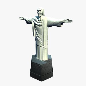 3d max christ redeemer statues wonders