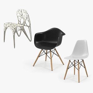 Modern Chairs Collection 3D