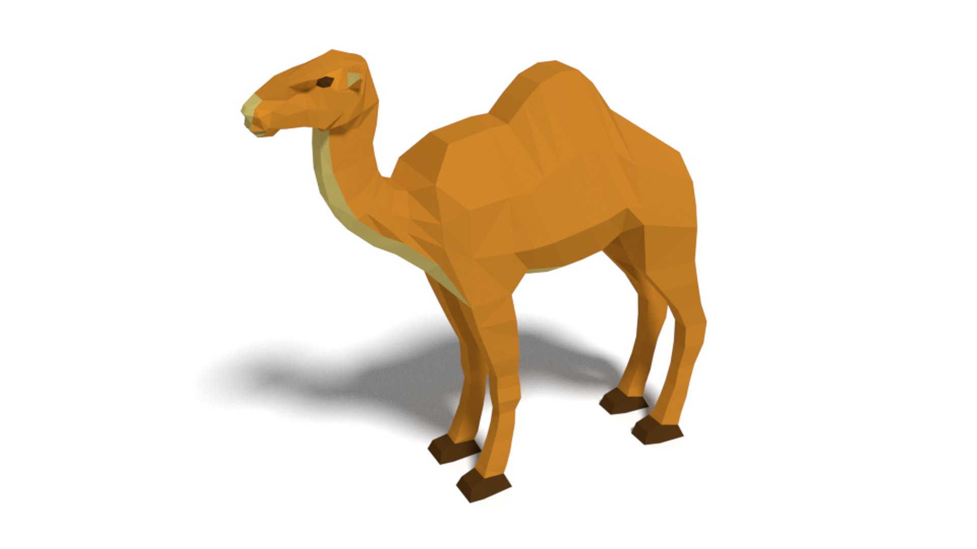 Cartoon Camel 3D Model - TurboSquid 1398940