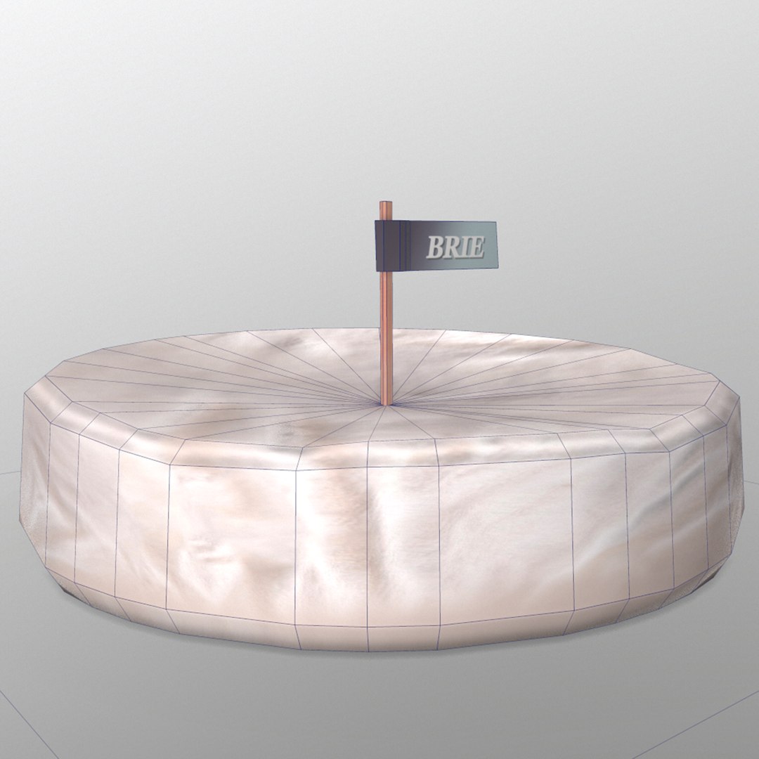 brie cheese 3D model https://p.turbosquid.com/ts-thumb/kz/m8wSQ3/75gu1Jut/r6/png/1526665206/1920x1080/fit_q87/91e3f62653df0c65ee467ee71e588fd0dba164d6/r6.jpg