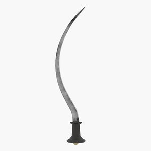 3D sword shotel model