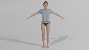 sara character 3D