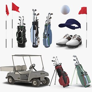 3D golf equipment 3
