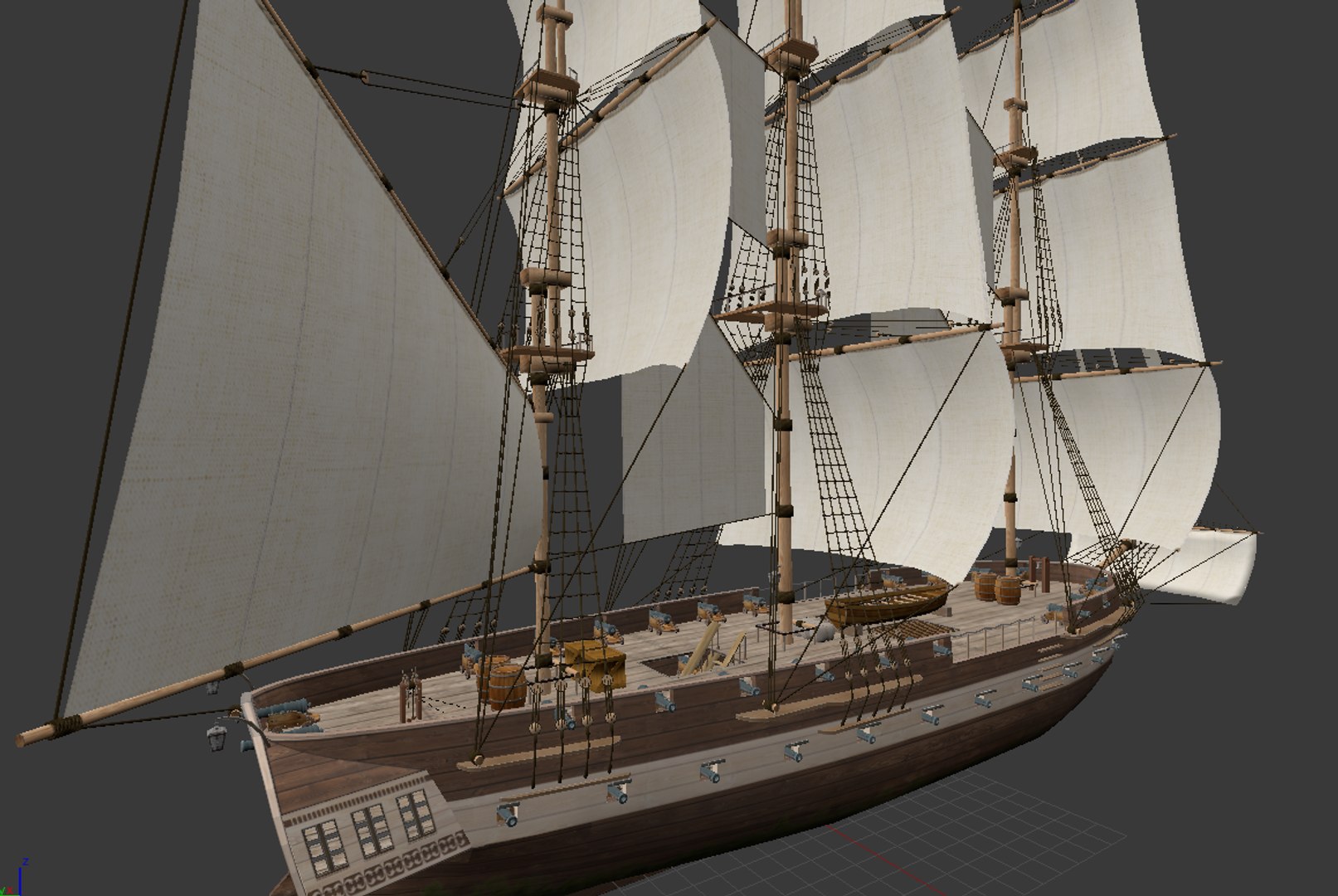 3D sailing ship https://p.turbosquid.com/ts-thumb/kz/vRP529/ufsXqpM2/screen5/png/1556220326/1920x1080/fit_q87/72ed74de01187fbe137a4711b09d8e9832914409/screen5.jpg