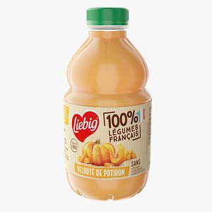 3D soup bottle model