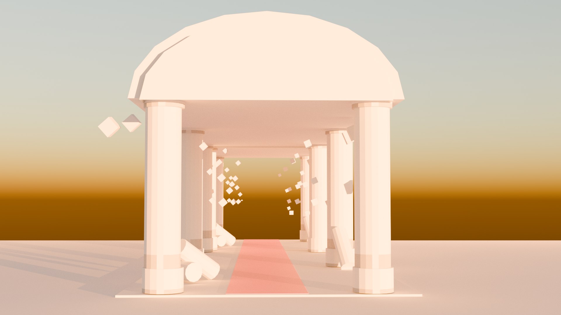 Hallway 3D Model - TurboSquid 2296787