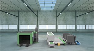 Paint spraying equipment set