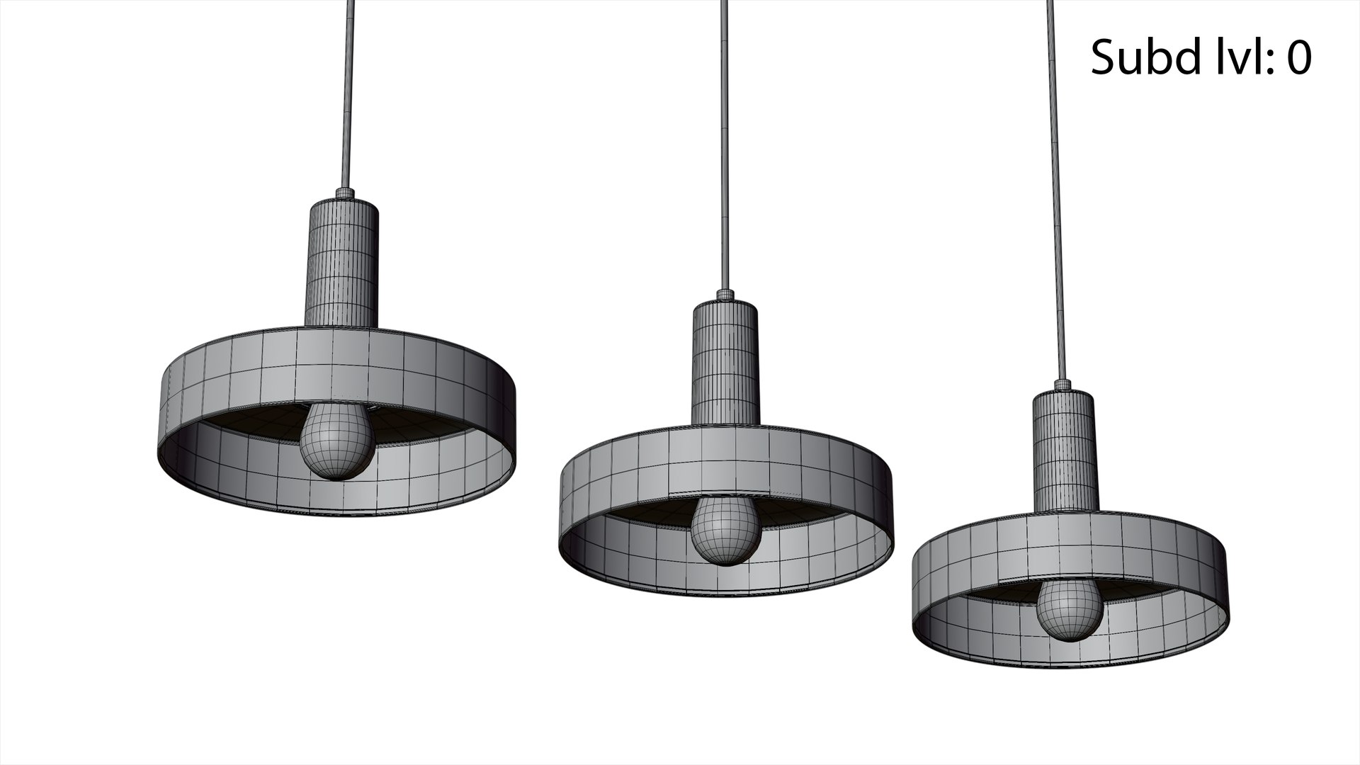 Keops 1 Body Tiny Pendant Lamps 3D Model - TurboSquid 2326453