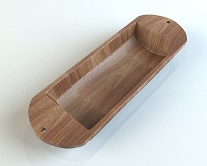 3d model wooden washtub