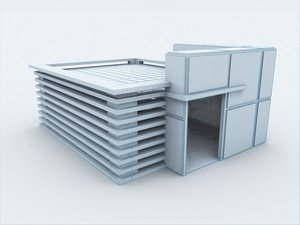 3d model of architectura frank lloyd