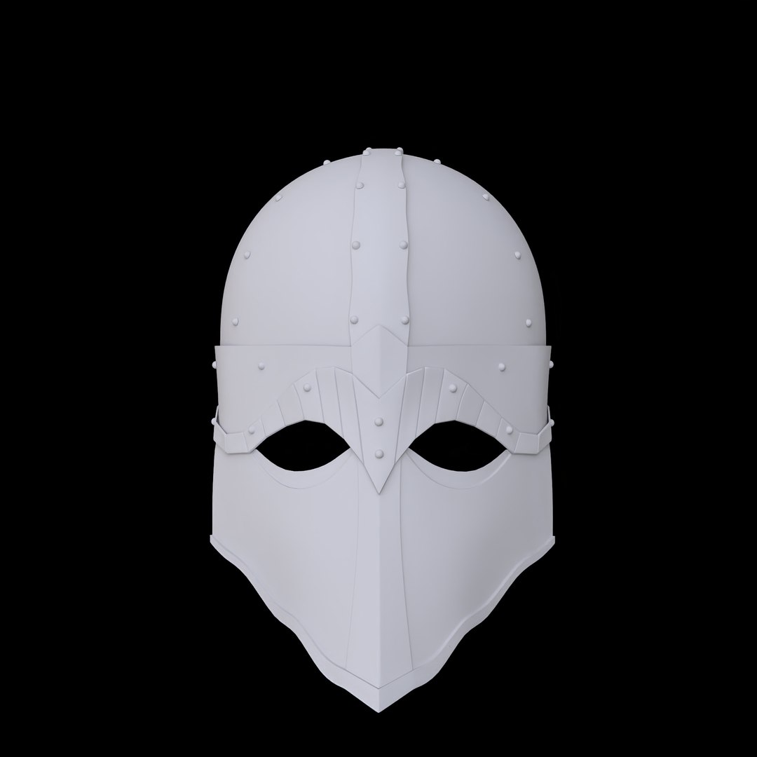 3D Model The Viking War Helmet TurboSquid 2107490