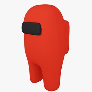 Among Us Low Poly Rigged Character