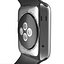 Apple Watch 42毫米运动带黑色氟橡胶