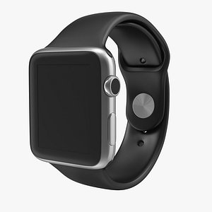 Apple Watch 42mm Sport Band Black Fluoroelastomer