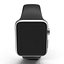 Apple Watch 42毫米运动带黑色氟橡胶