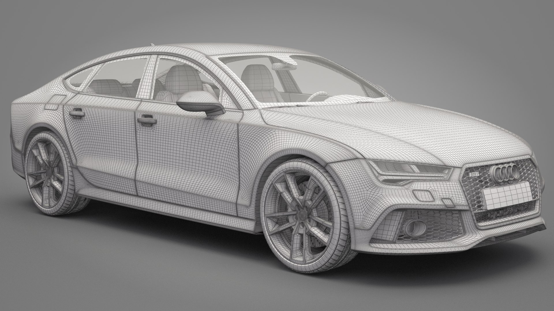 3D Audi RS7 Sportback - TurboSquid 2361575