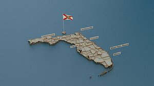 3D state cities capital model