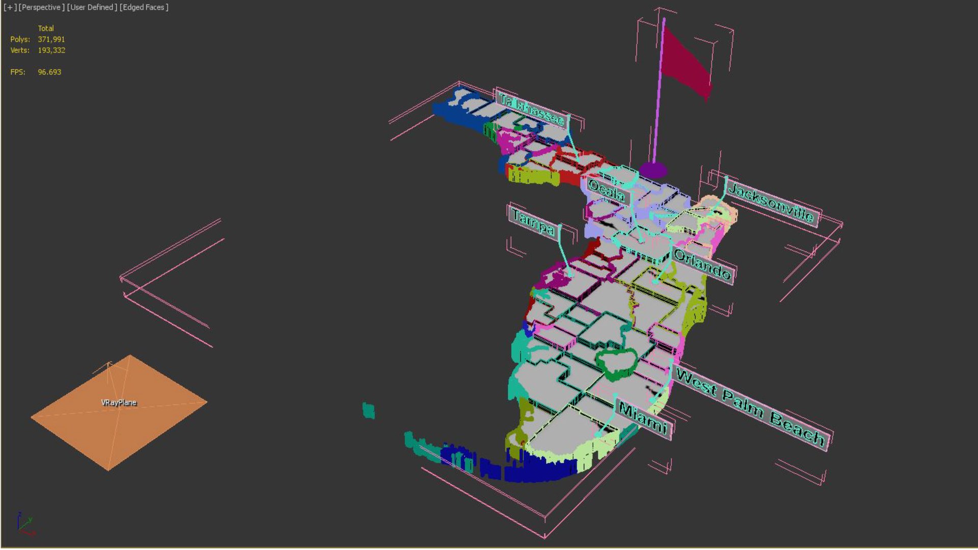3D State Cities Capital Model - TurboSquid 1703279