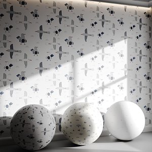 wallpaper 74 3D model