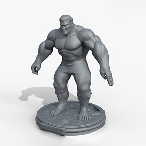 3D The Hulk 3D print model