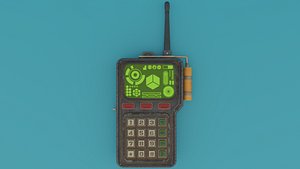 3D walkie talkie model