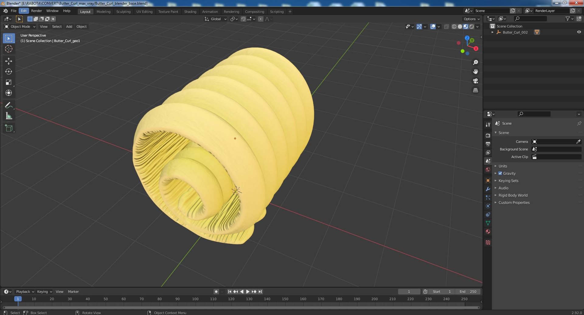 3D Butter Curl model https://p.turbosquid.com/ts-thumb/l0/Lypa16/0L/buttercurl3dmodel021/jpg/1669749580/1920x1080/fit_q87/ace9466705b293028036f1548729fba947280956/buttercurl3dmodel021.jpg