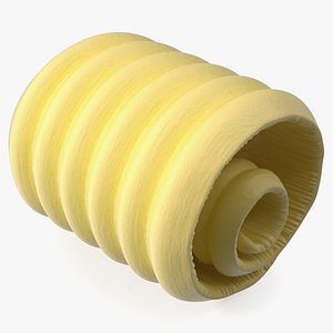 3D Butter Curl model