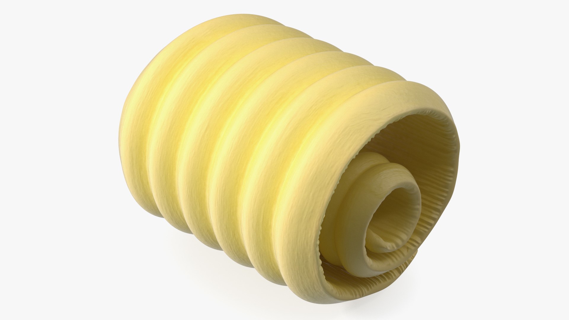 Butter Curl 3D model preview