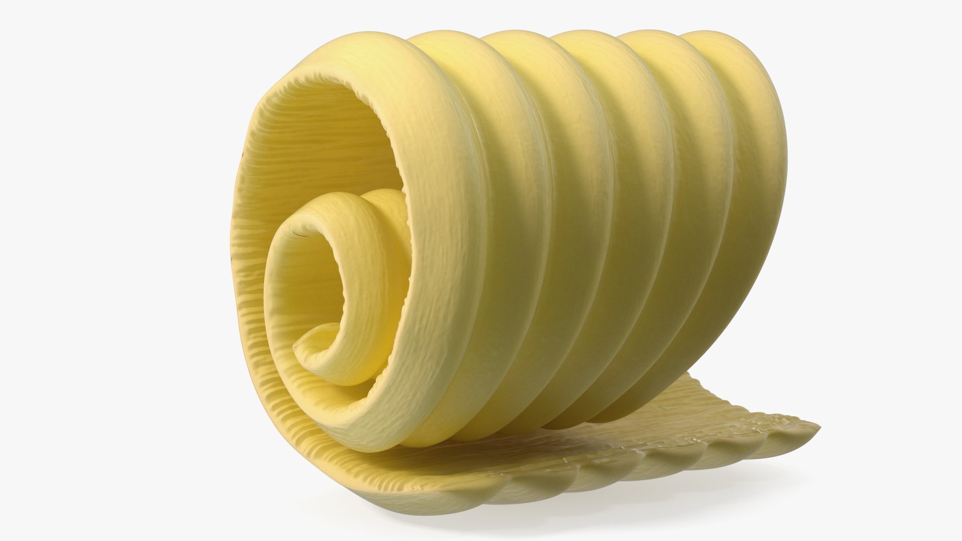 3D Butter Curl model https://p.turbosquid.com/ts-thumb/l0/Lypa16/gT/buttercurl3dmodel012/jpg/1669749554/1920x1080/fit_q87/41dd5a4ae69653dd876b131b44fe0d9b4ea30687/buttercurl3dmodel012.jpg