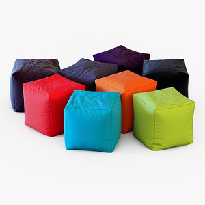 Pouf Coussin Jumbo Bag Cube