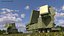 3D model High-Precision Mobile Radar Array Clean Condition