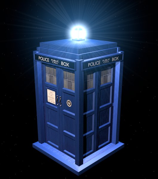 3d tardis doctor