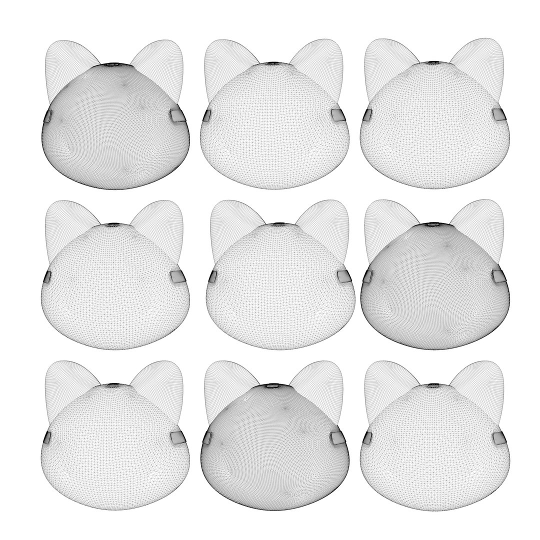 Cartoon Head Cats Pack 3D model https://p.turbosquid.com/ts-thumb/l0/T8QN3c/SV/wire2/png/1668099483/1920x1080/fit_q87/1642843b008576d6656ea03240fab566fb623cb4/wire2.jpg