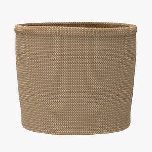 straw basket 3D model