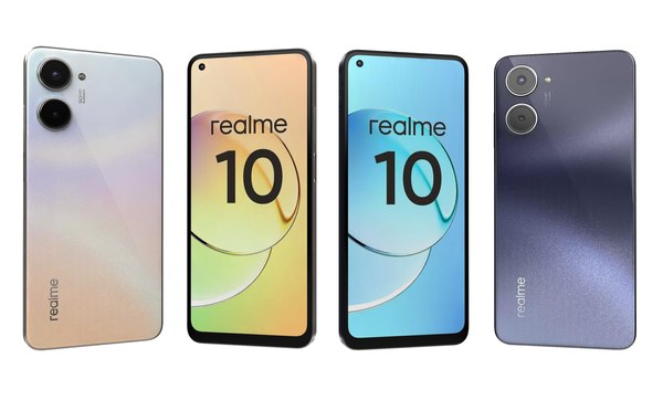 RealMe 10 Purple And White 3D model